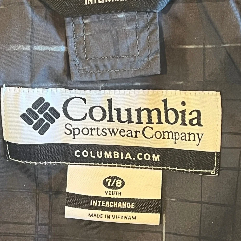 Columbia Bugaboo Interchange Jacket‎ Kids  7/8 Waterproof Breathable Omni Tech